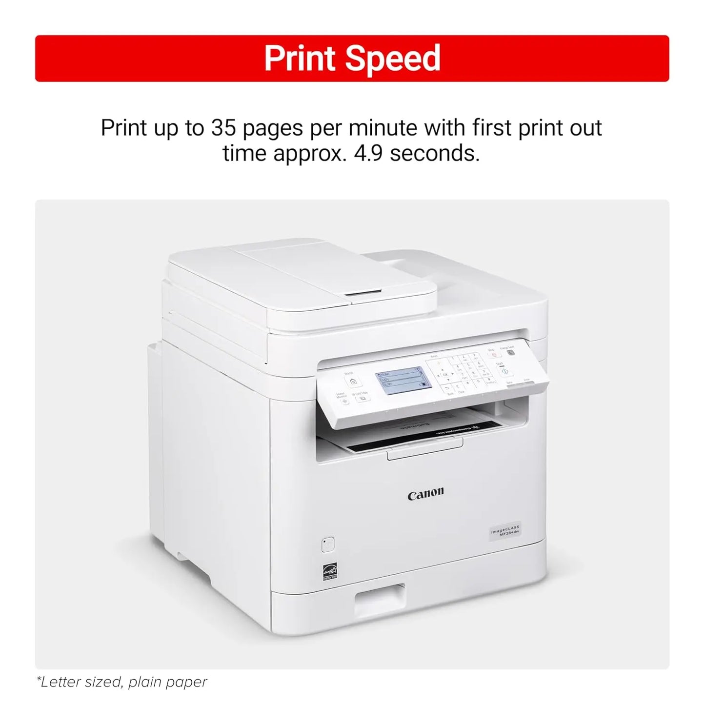 Canon Laser Printer MF284dw A4 Multifunction Print Scan Copy