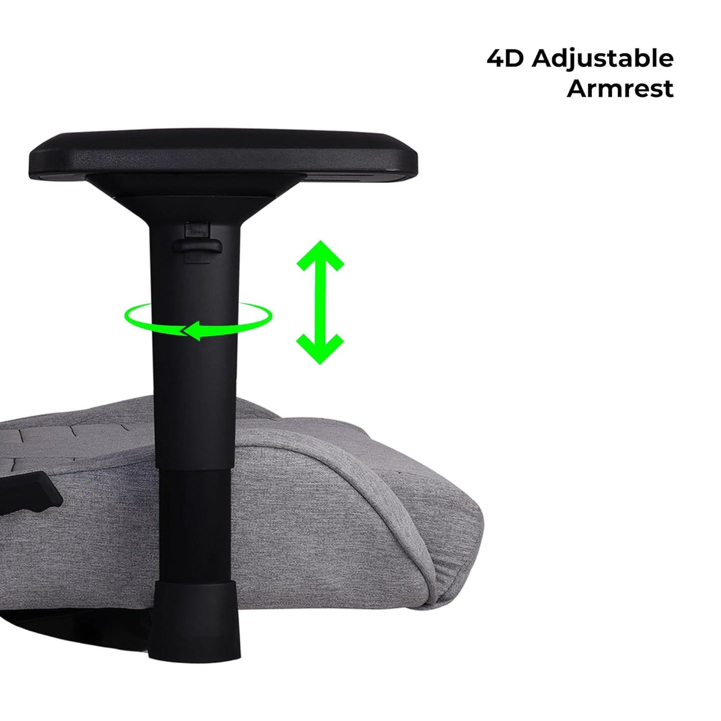 Zebronics GC3500 Premium Gaming Chair with 90°-155°