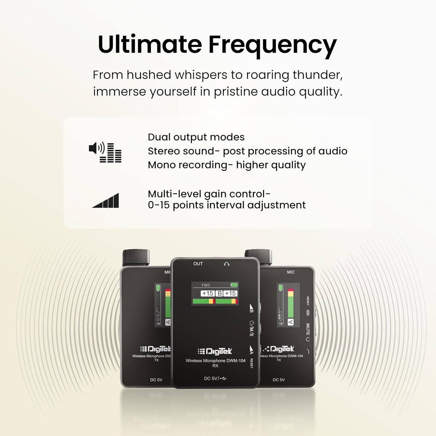 Digitek Wireless Microphone DWM 104