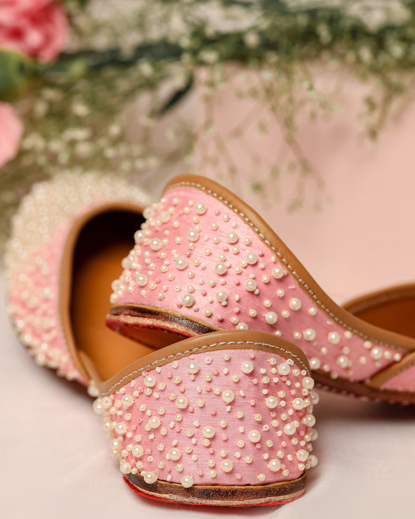 Pink Pearl Handcrafted Jutti Quick Cart