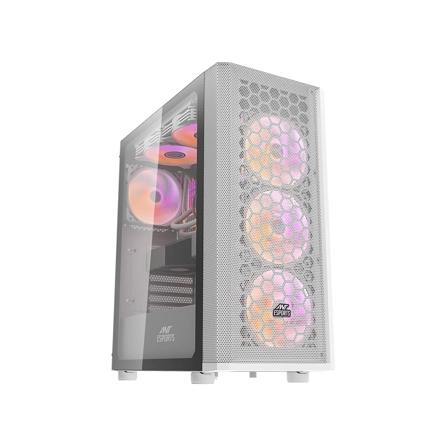 Ant Esports Gaming Cabinet 250 AIR ARGB WHITE