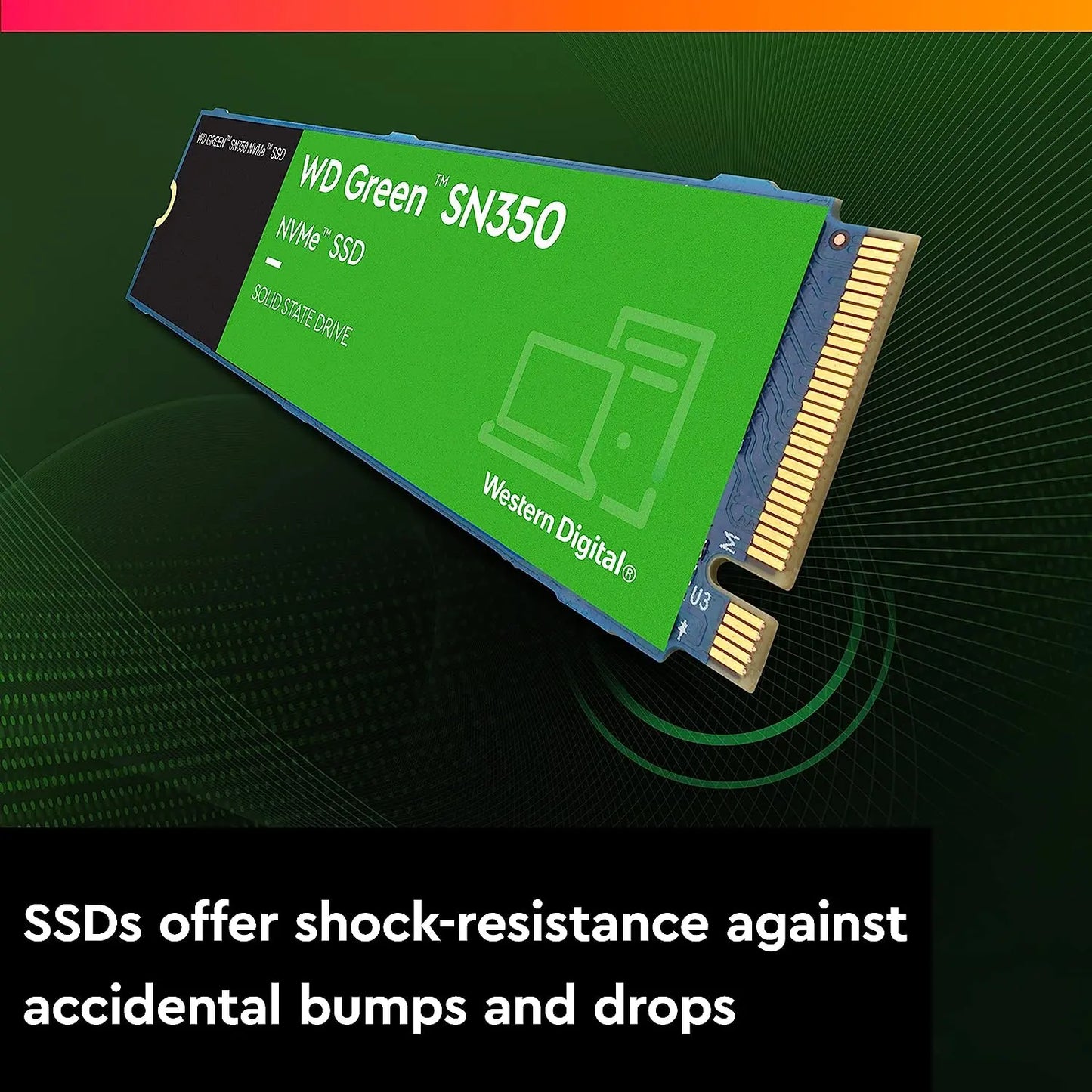 Western Digital 500GB WD Green SN350 NVMe Internal SSD Solid State Drive
