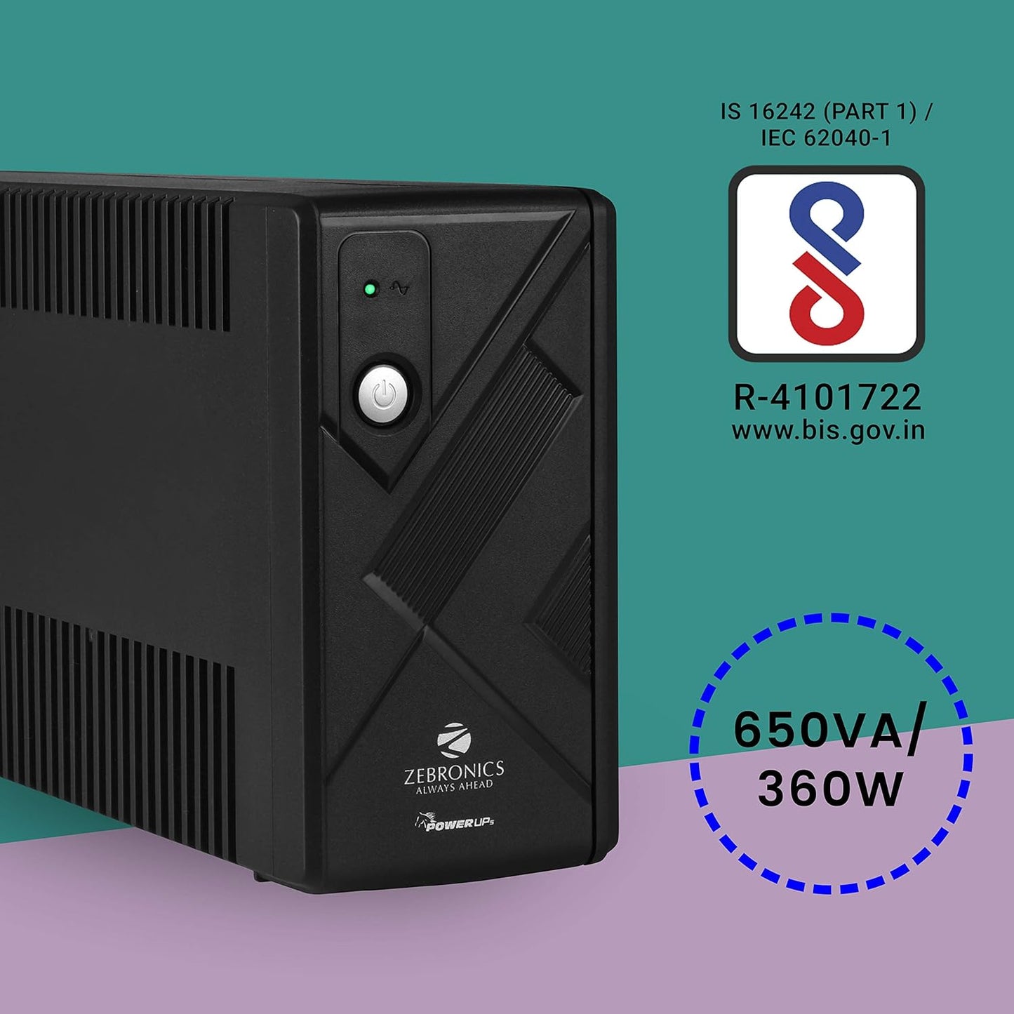 Zebronics UPS 650VA ZEB-U775