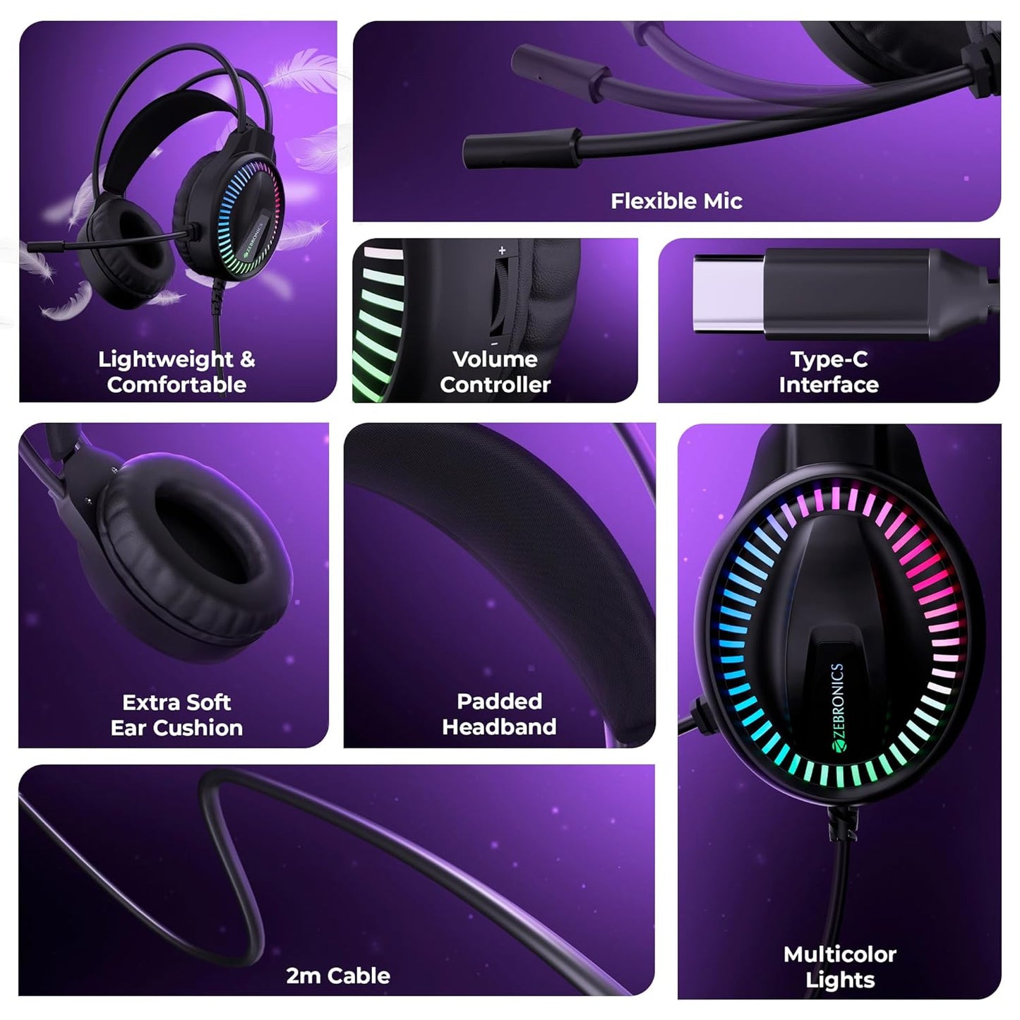 Zebronics Zeb-Blitz Type C Headphone