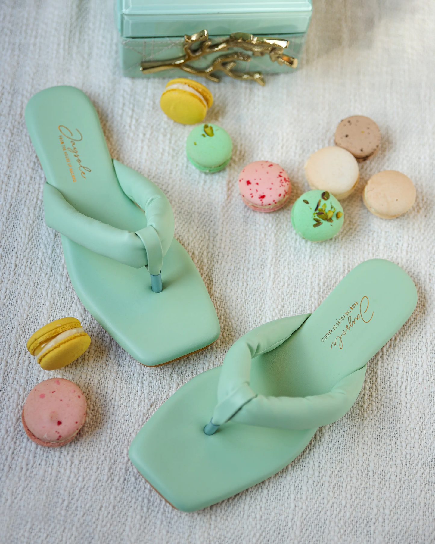 Wasabi Solid Flats My Store