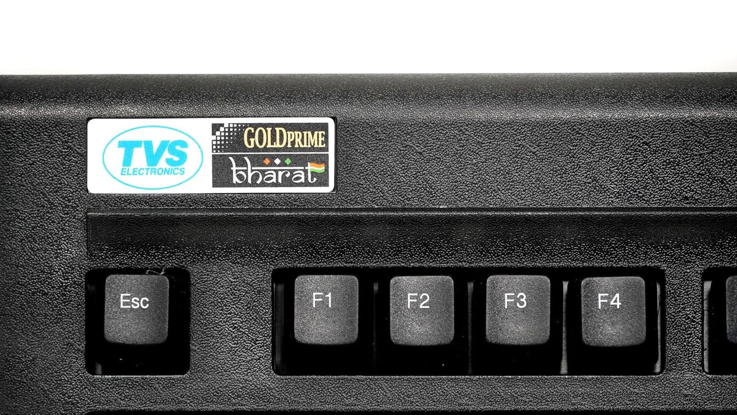 Tvs Gold Prime Wired Keyboard Black