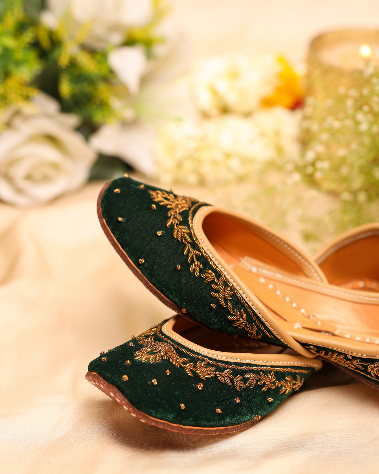 Sassy Green Handcrafted Jutti My Store