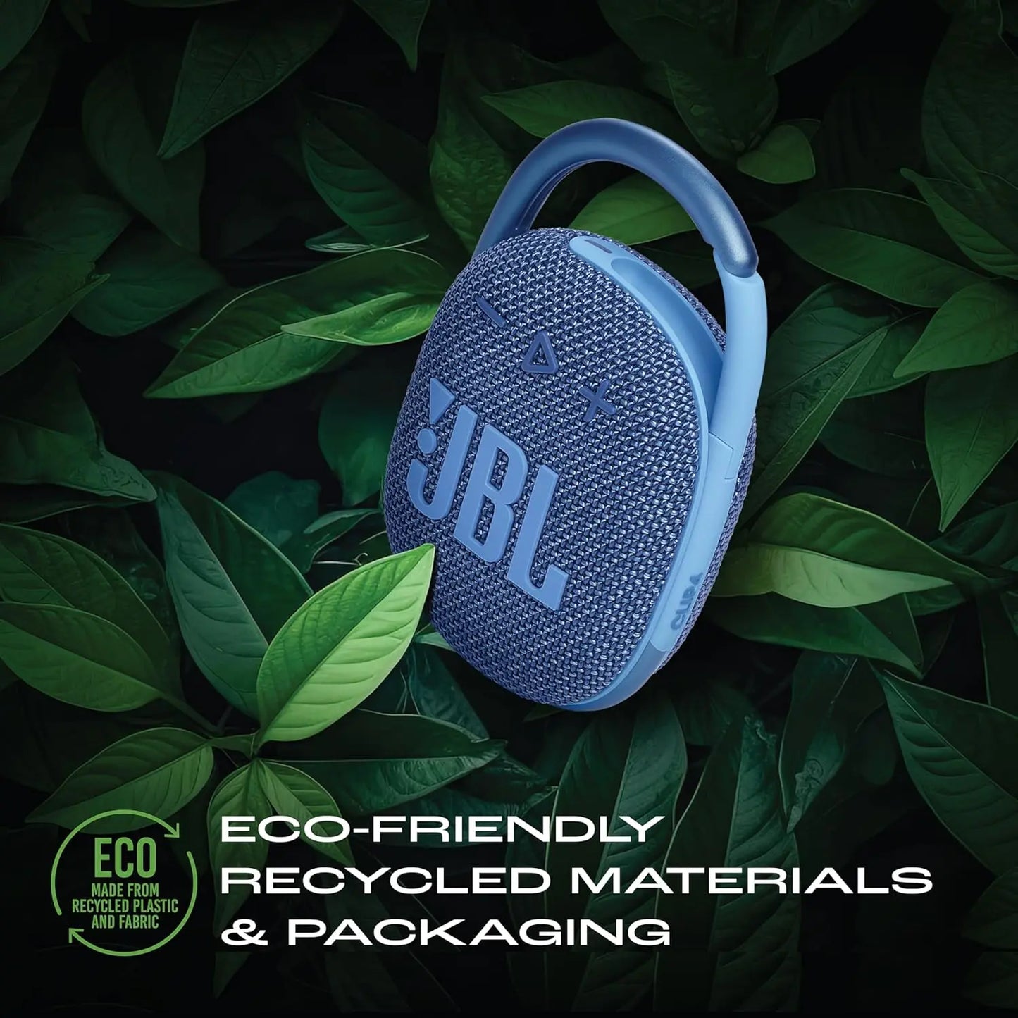 JBL Clip 4 Eco with eco-Friendly Wireless Portable Bluetooth Speaker (JBL CLIP 4 ECO BLU) My Store