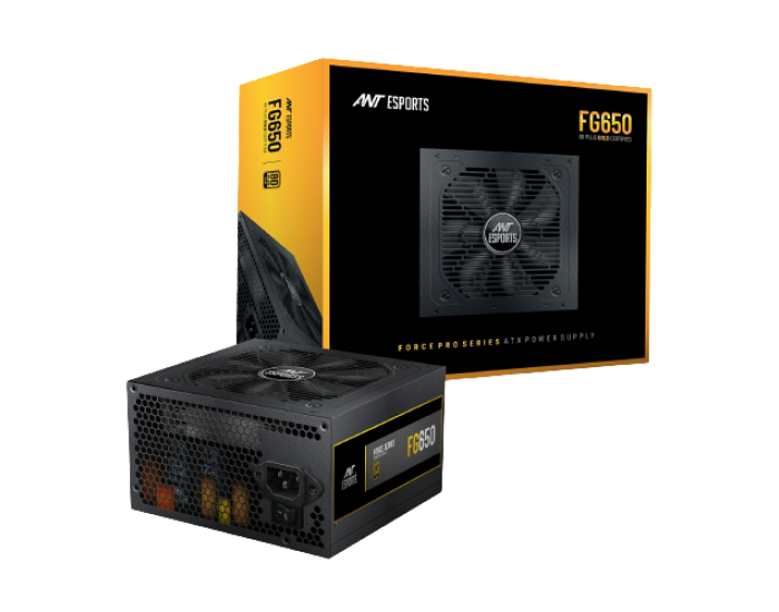 Ant Esports Desktop Power Supply 650w 80 Plus Gold Gaming FG650