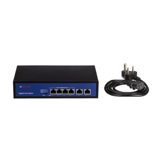 CP Plus 4 Port Poe Switch (4 Normal Poe + 2 Giga Uplink) CP-DNW-GPU4G2-48