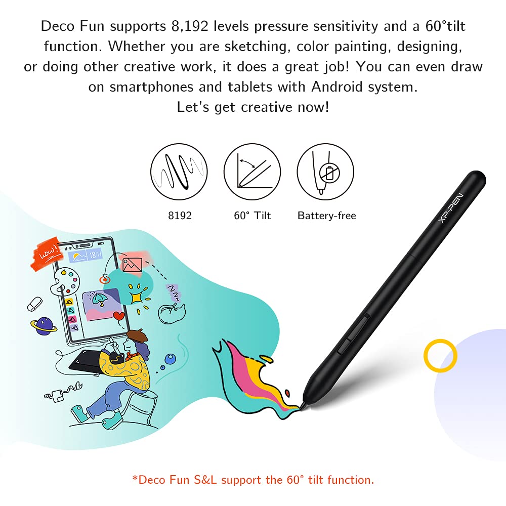 XP-Pen Deco Fun Large Classic Black