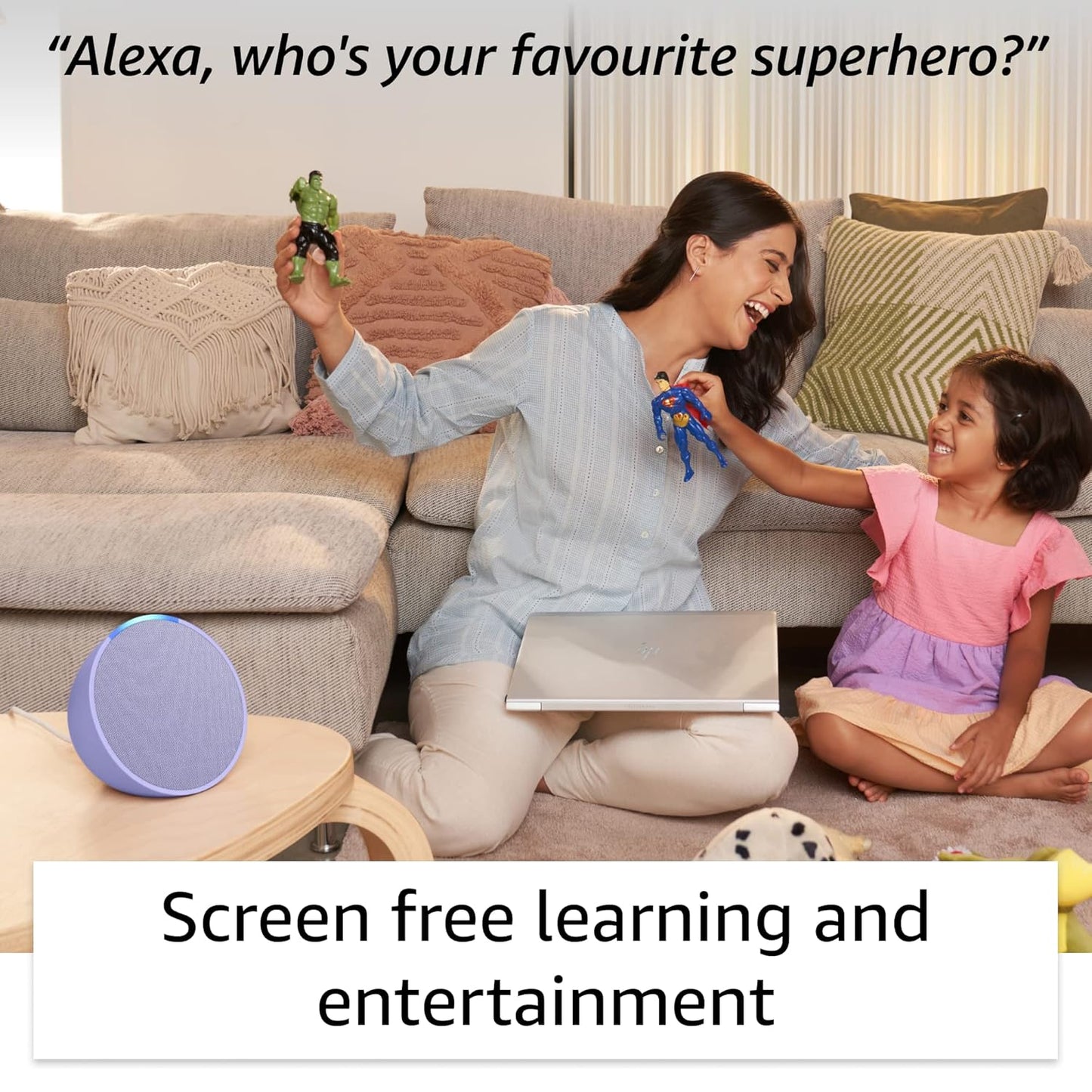 Amazon Echo Pop Alexa Smart Speaker Black