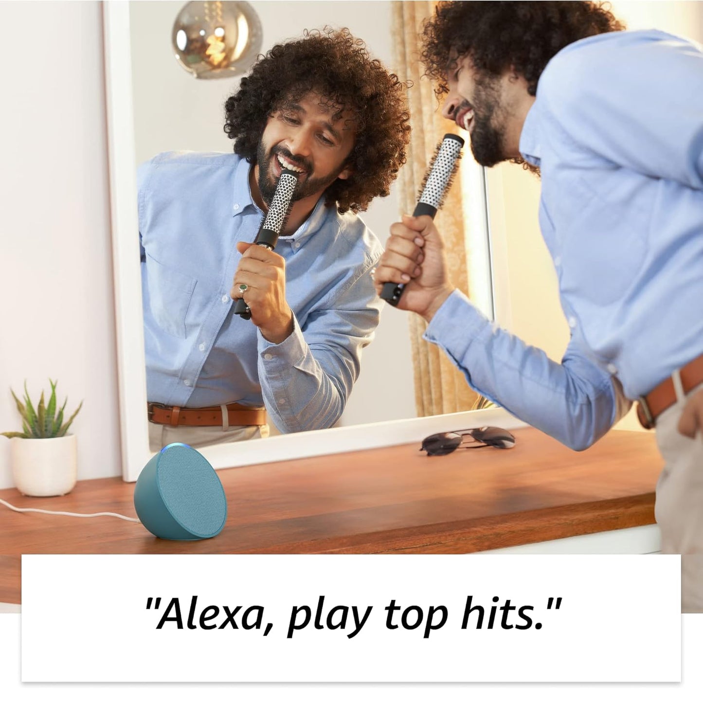 Amazon Echo Pop Alexa Smart Speaker Black