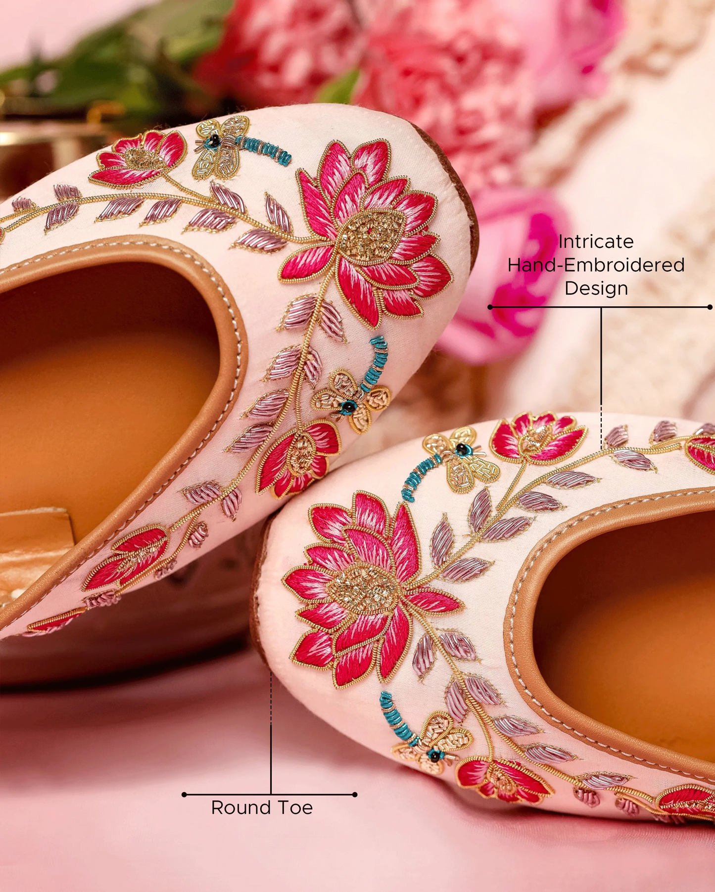 Turkey Pink Handcrafted Jutti My Store