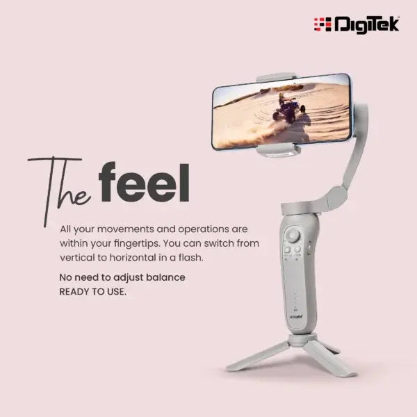 Digitek DSG 008F Pro 3 Axis Foldable Smartphone Gimbal