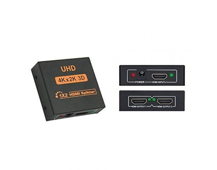 HDMI SPLITTER 2 PORT 4K2K UHD