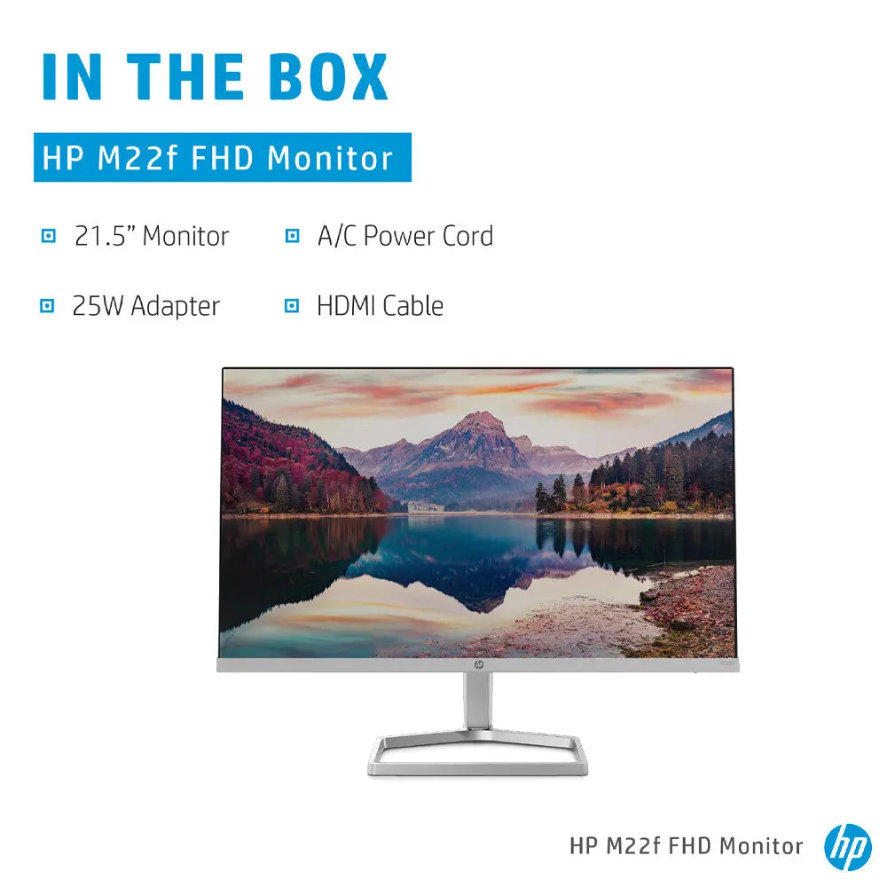 HP M22f 21.5-inch Full-HD IPS Monitor 5ms Response Time and with Adaptive Sync My Store