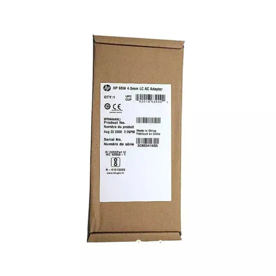 HP Original 65w 19.5v 3.33a Blue Pin 4.5mm x 3.0mm Laptop Adapter