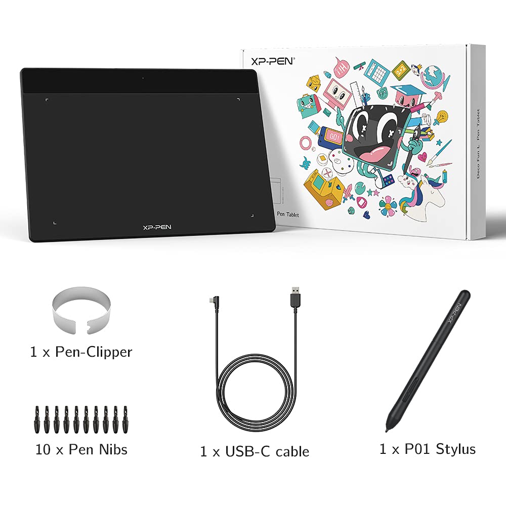 XP-Pen Deco Fun Large Classic Black