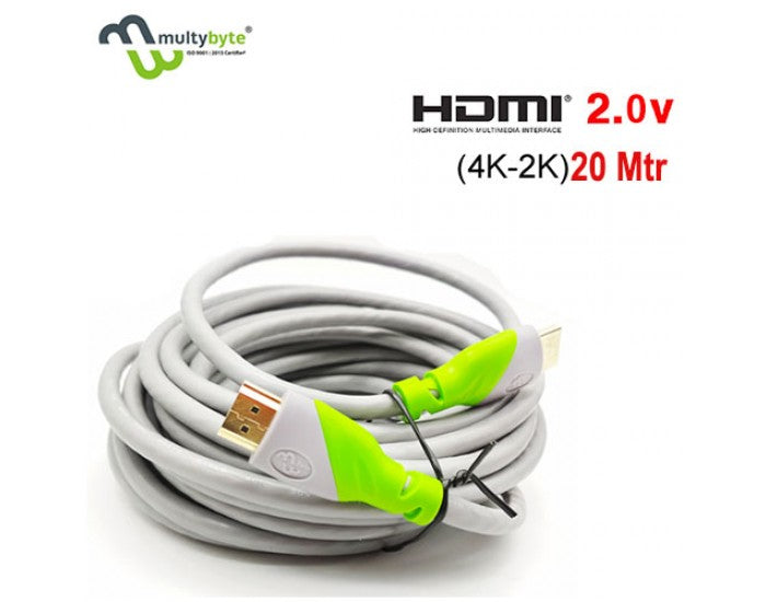 MULTYBYTE HDMI CABLE 20M 4.95GB/S 4K 60HZ