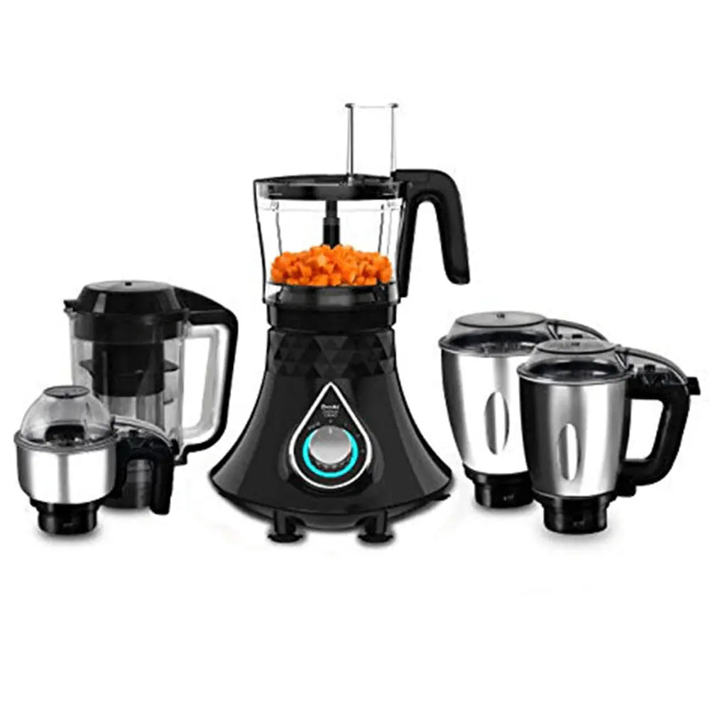 Preethi Zodiac Cosmo MG 236 Mixer Grinder 750-Watt 5 Jars (Black) My Store