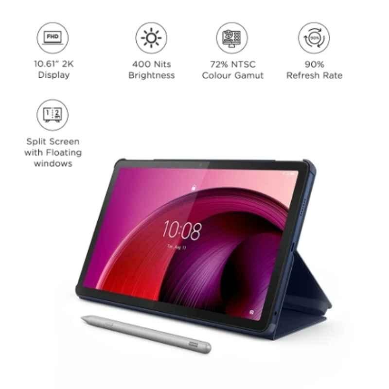 Lenovo M10 ZACT0030IN Tab with 6GB RAM/128GB Storage Abyss Blue 5G Wi-Fi & 10.61 inch Abyss Blue