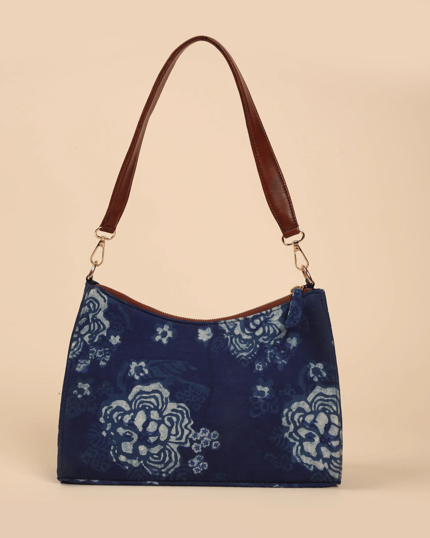 Enigma Handblock Baguette Bag My Store