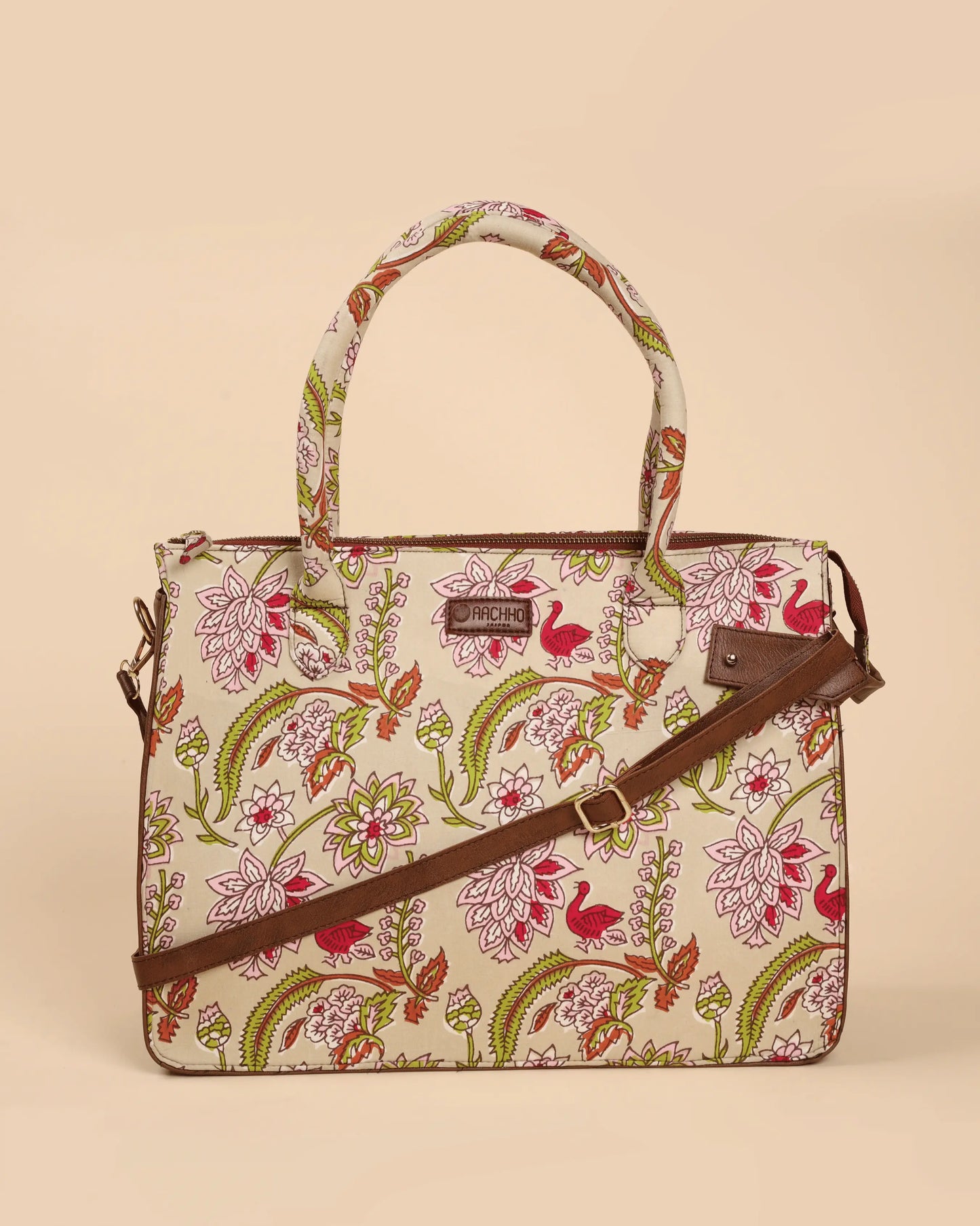 Sunlit Sands Handblock Shoulder Bag My Store