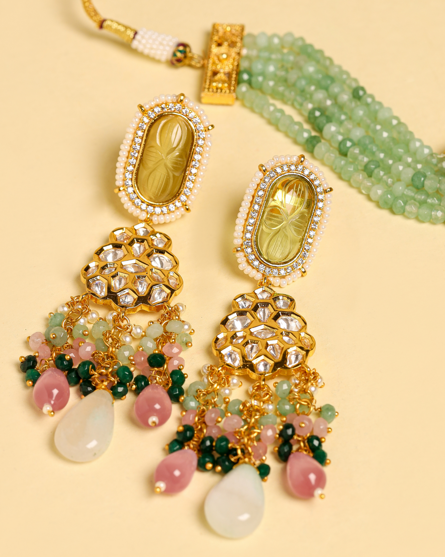 Turf Green Handcrafted Necklace Quick Cart