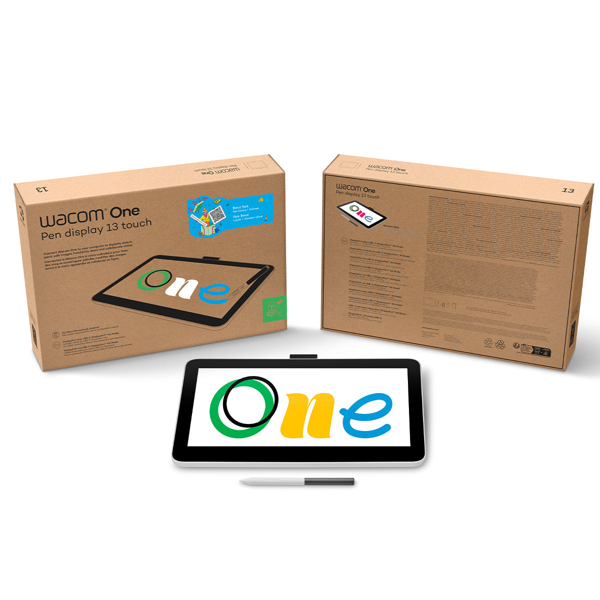 Wacom One 13 Touch Pen Display DTH134W1C