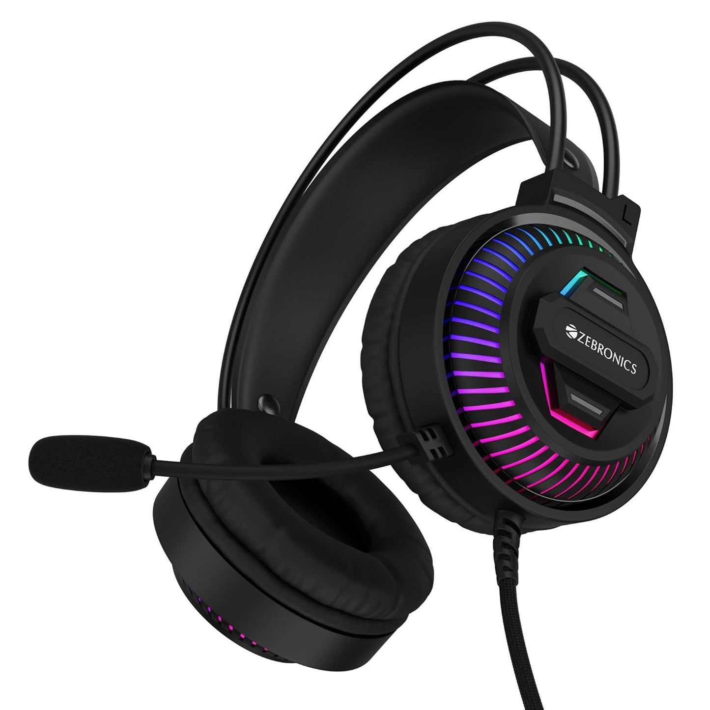 Zebronics Wired Gaming Headphone Jupiter Black
