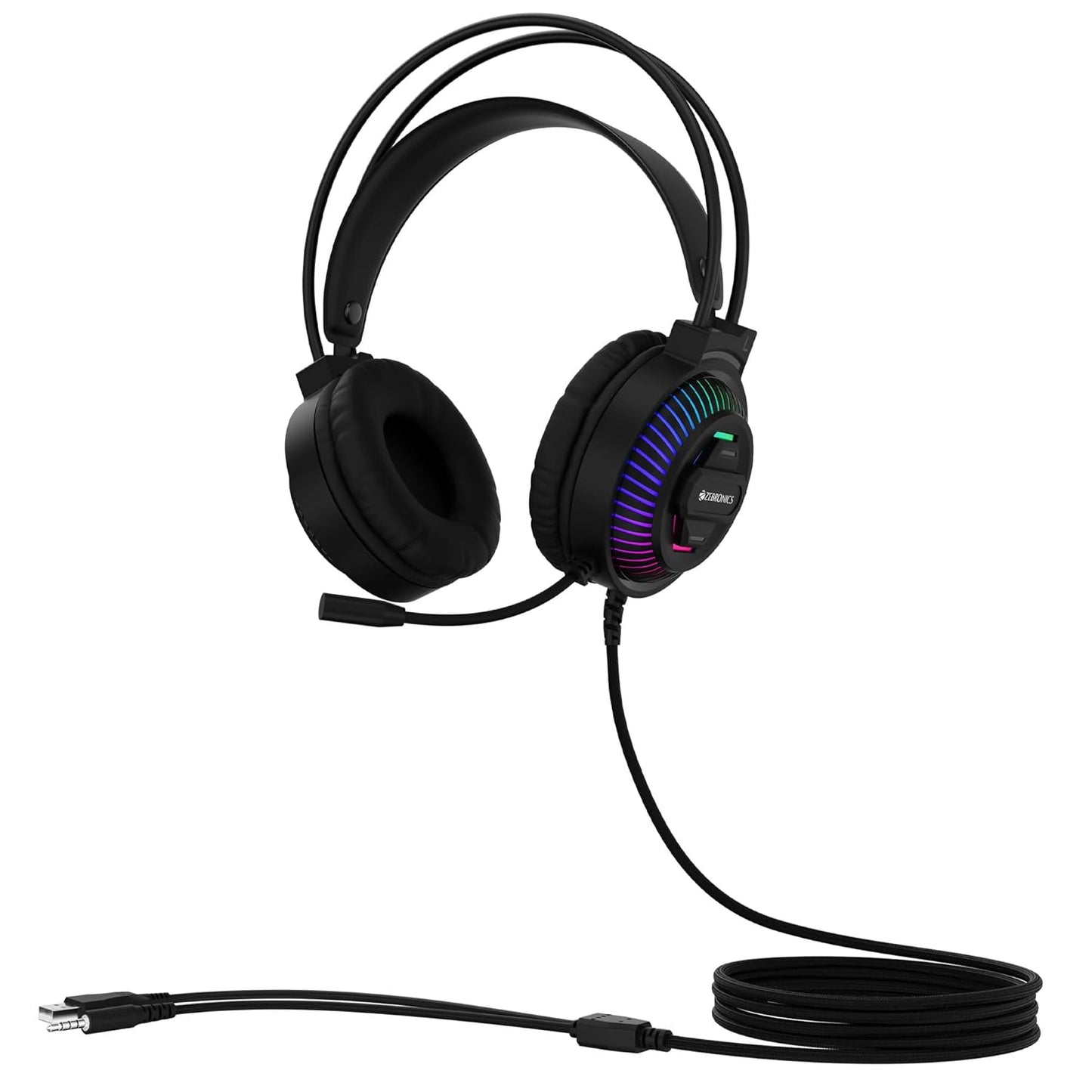 Zebronics Wired Gaming Headphone Jupiter Black