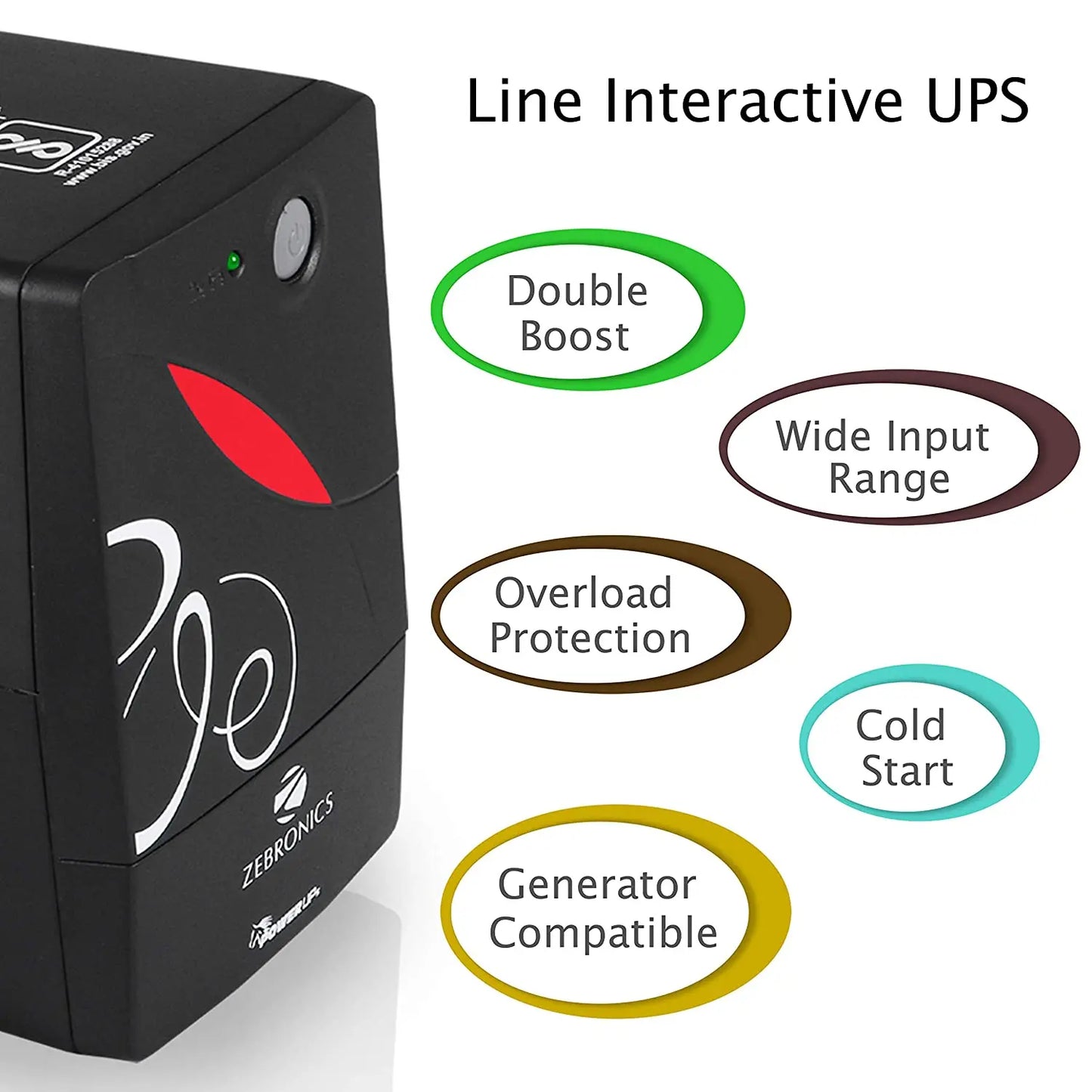 Zebronics UPS 600VA ZEB U725
