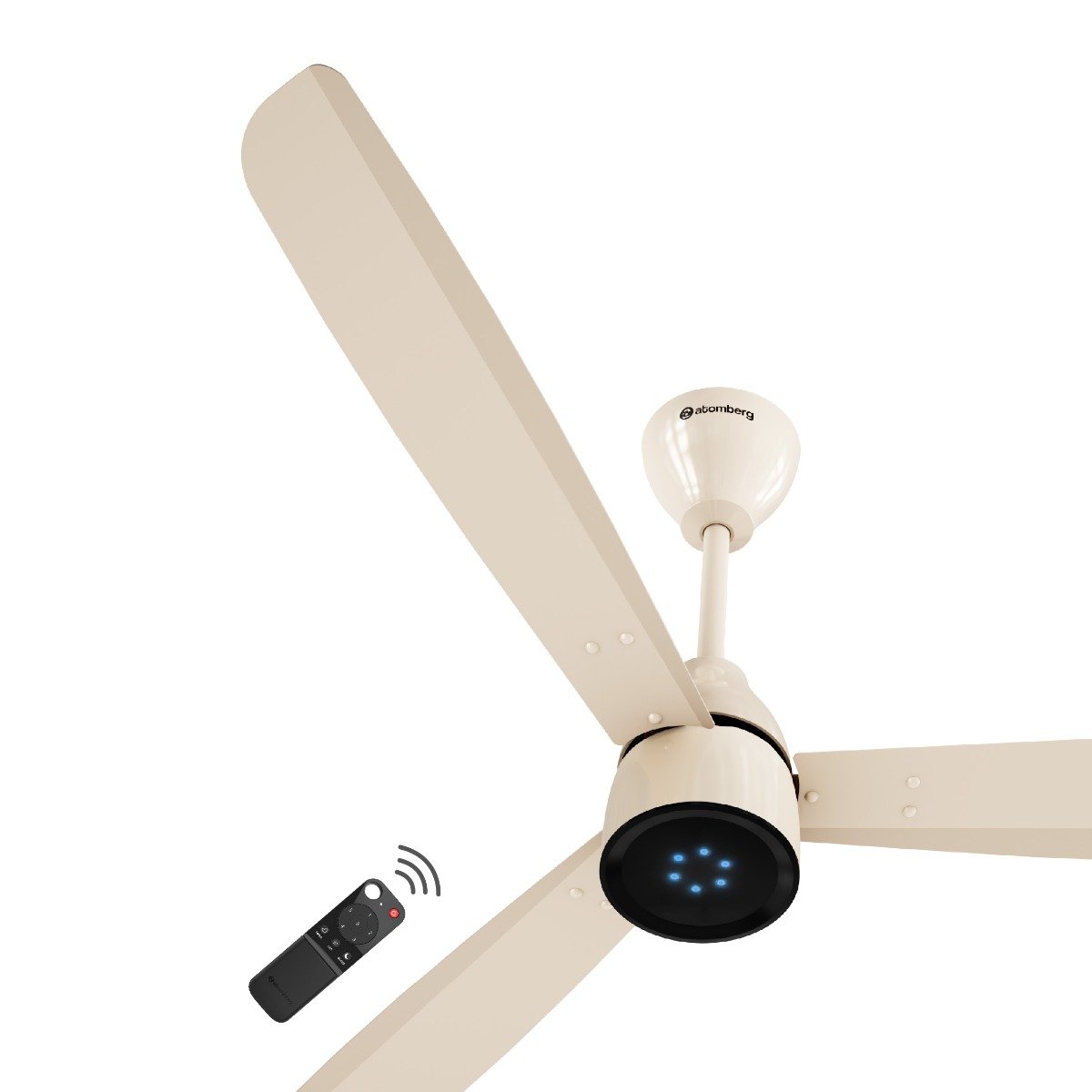 Atomberg Renesa 1200 mm BLDC Motor with Remote 3 Blade Ceiling Fan ivory