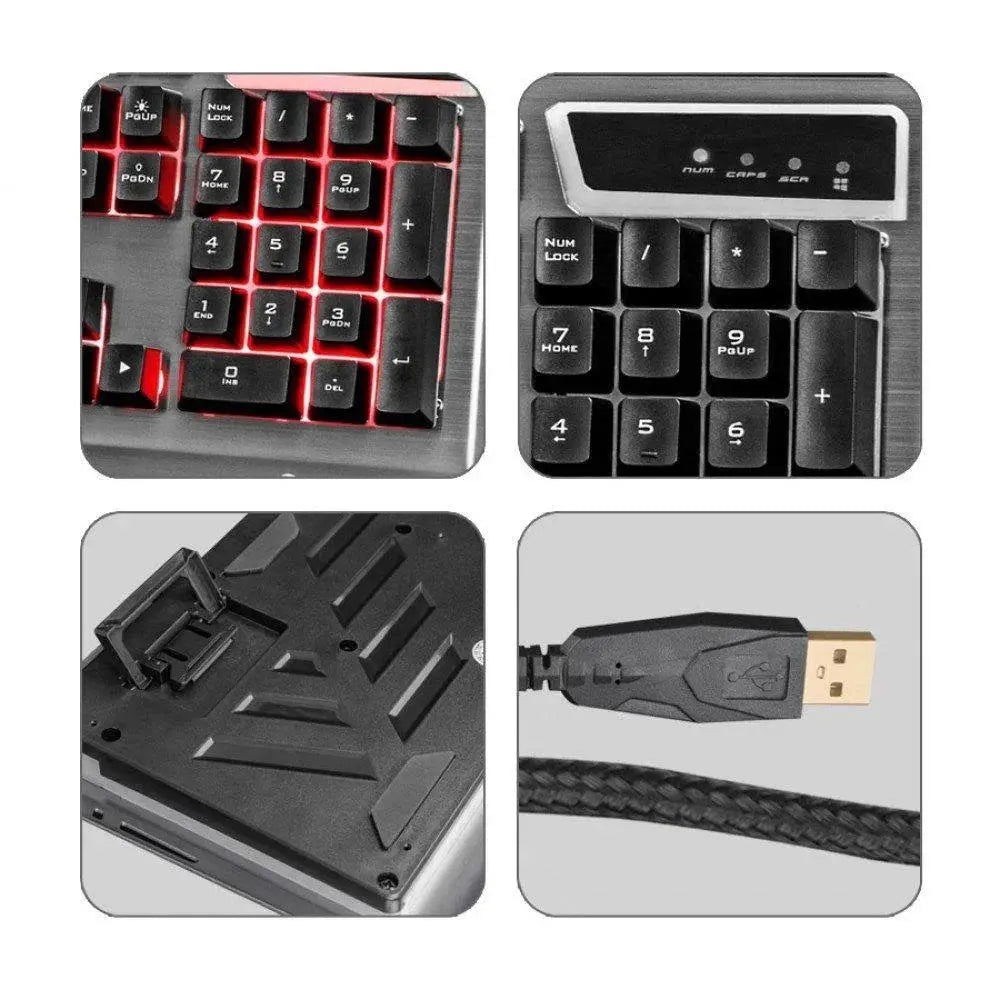 ZEBRONICS GAMING KEYBOARD MOUSE COMBO USB TRANSFORMER