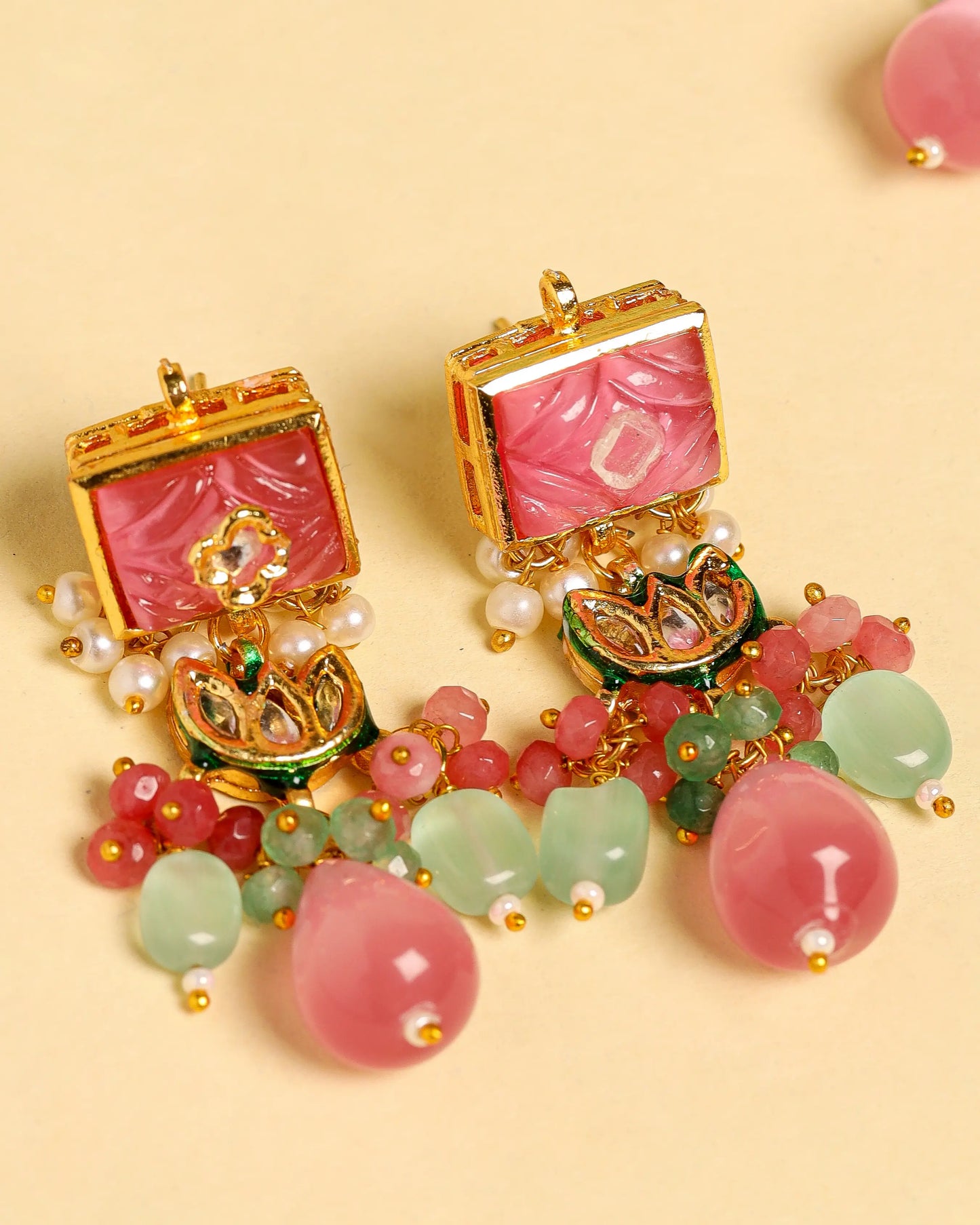 Carmine Rose Handcrafted Necklace My Store