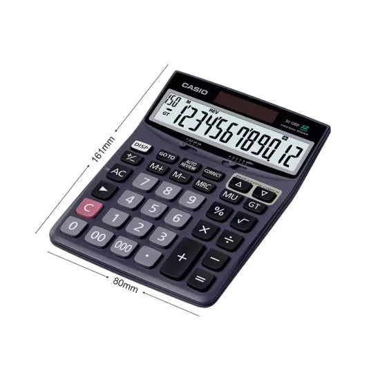 Casio DJ-120D 150 Steps Check and Correct Desktop Calculator with Bigger Screen Keys 12 Digit