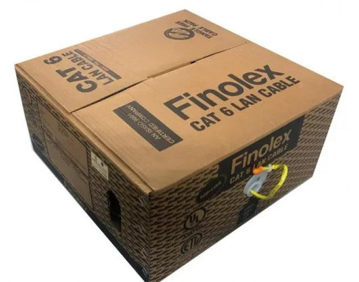 FINOLEX LAN CABLE CAT6 305M YELLOW