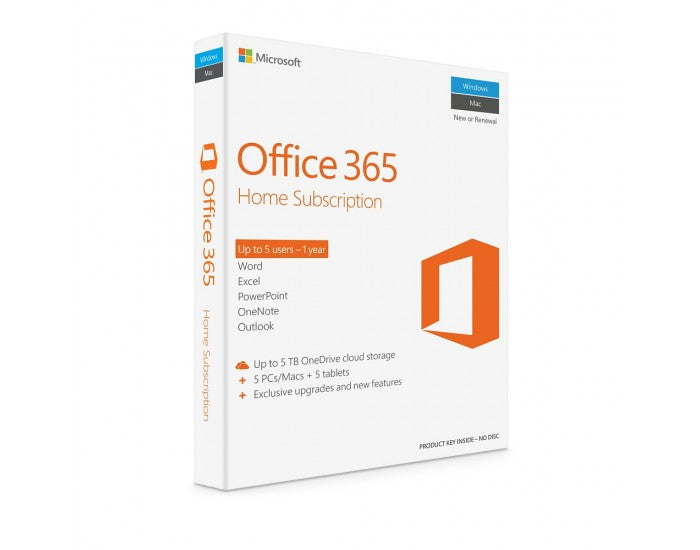 Microsoft Office 365 Home SUBSCRIPTION 1 YEAR OFFICE 365 HOME
