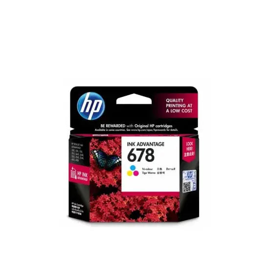 HP 678 Tri Color Genuine Ink Cartridge