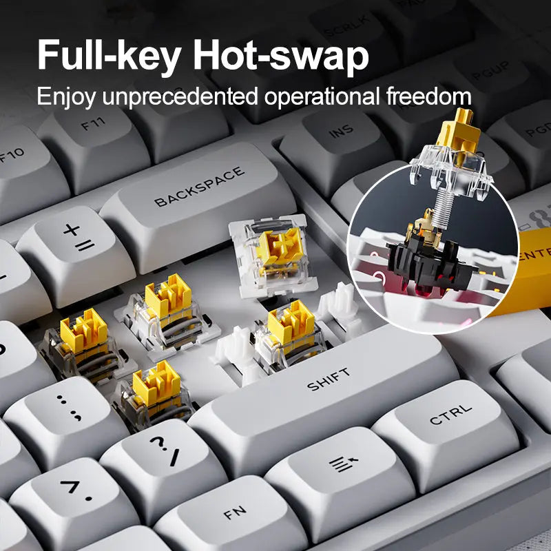 Inphic K87 4000MA Wireless Customized Mechanical Keyboard