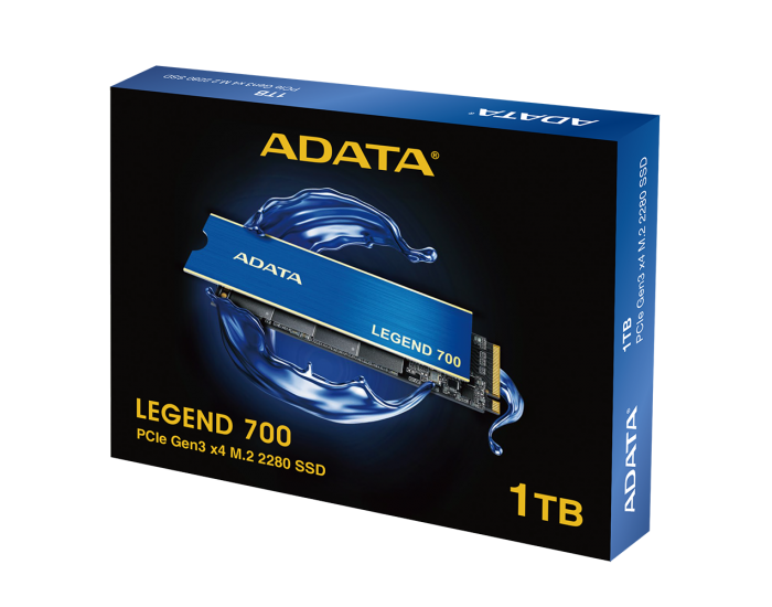 Adata Legend 700 1TB M.2 NVMe Gen3x4 Internal SSD ALEG-700-1TCS