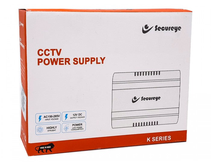 Secureye 16CH Metal Power Supply 12V | 20A PS300
