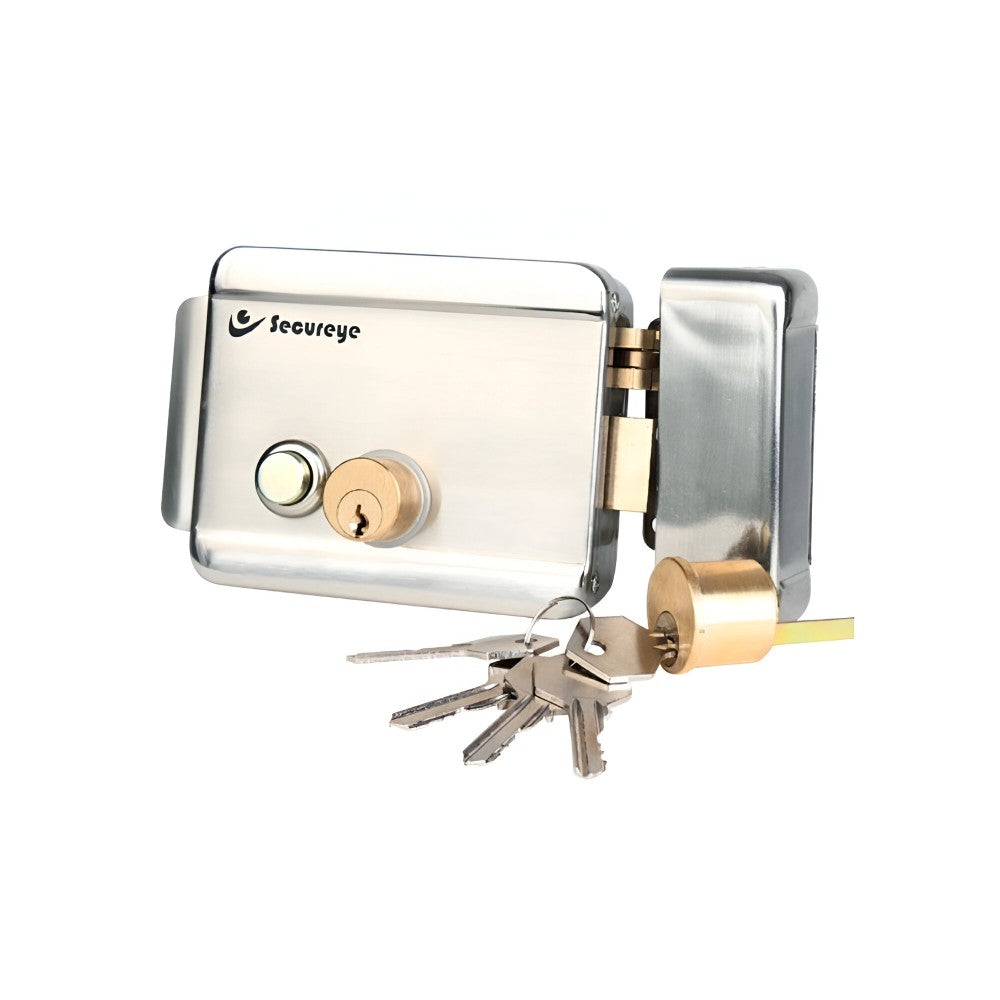 Secureye Electric Door Lock (Rim Lock For VDP) Left S-200EL