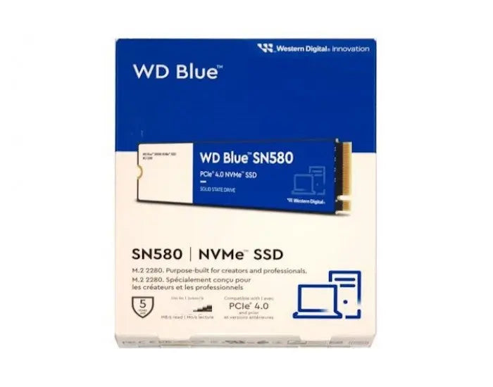 WD Internal SSD NVMe Blue 500GB SN580