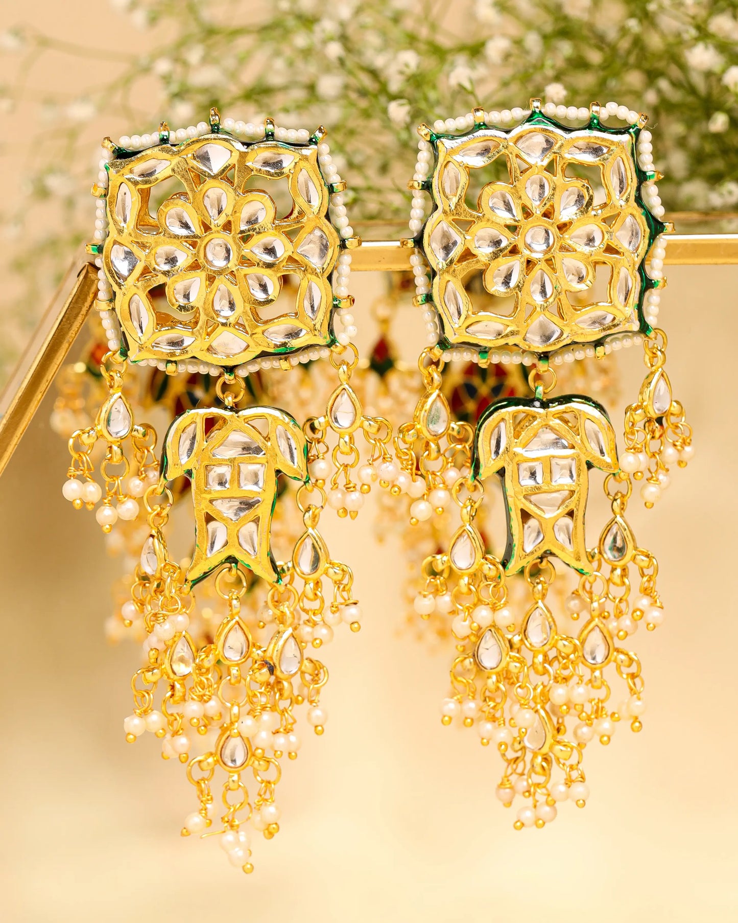 Golden Kiwi Handcrafted Earrings My Store