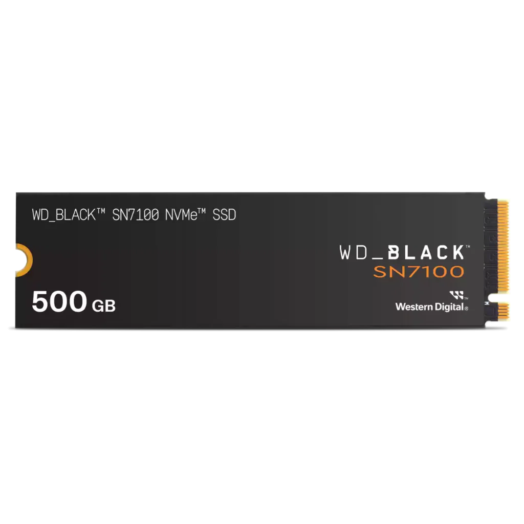 Western Digital Black SN7100 500GB M.2 NVMe PCIe Gen4 Internal Solid-State Drive