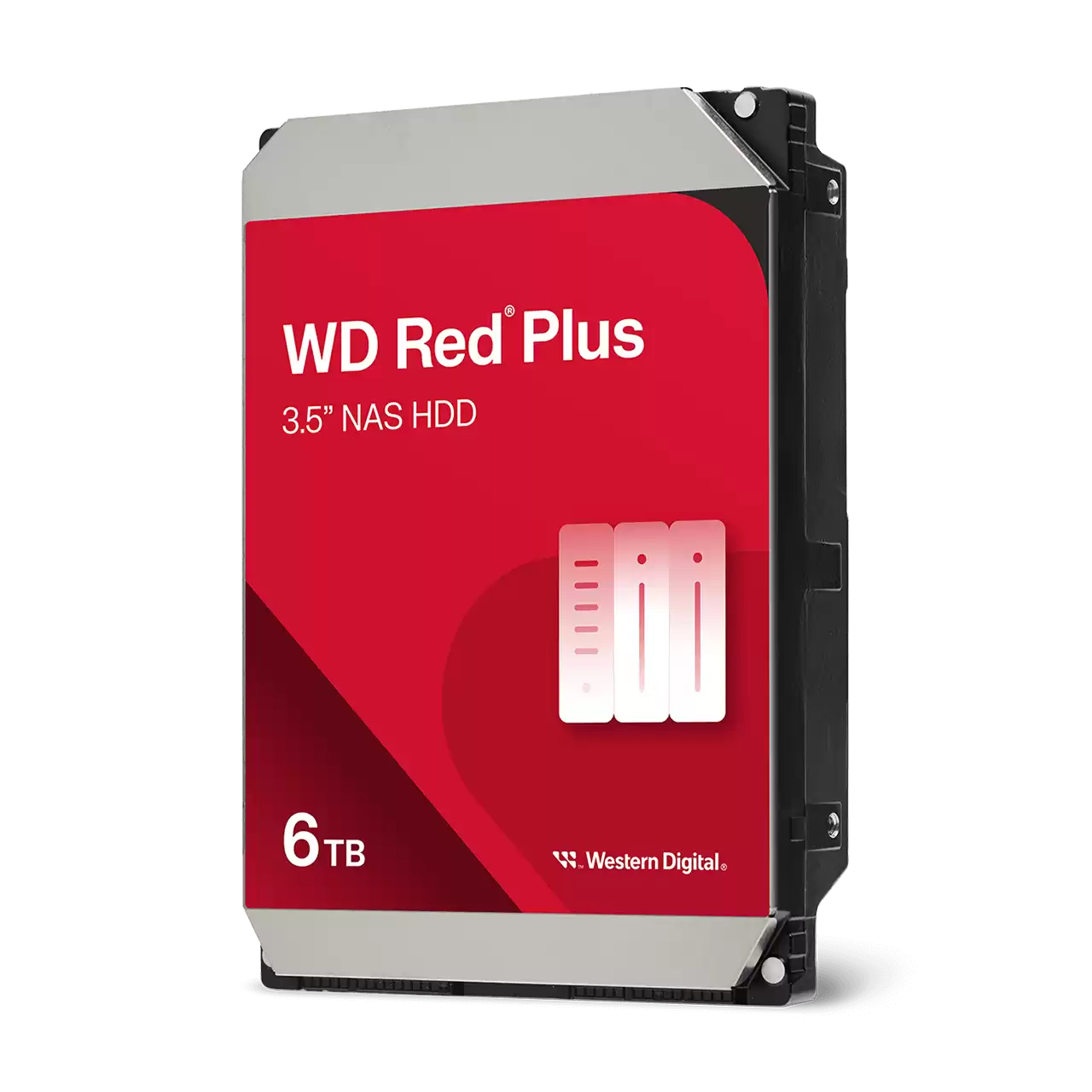 Western Digital WD Red Plus 6TB 3.5" SATA 5400 RPM NAS Internal Hard Disk Drive
