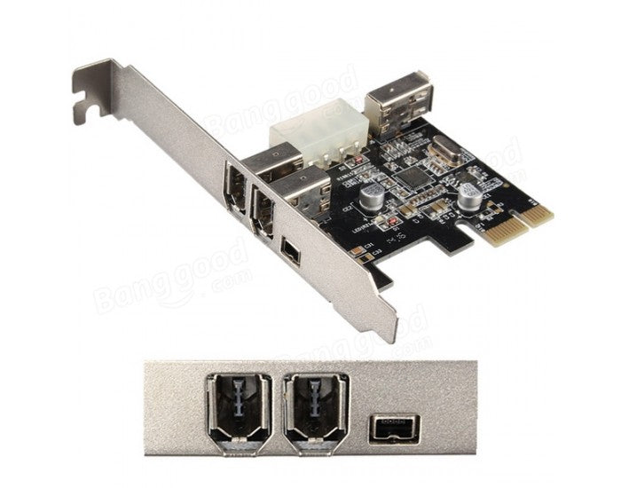 Enter PCI E X1 TO FIREWIRE CARD 800 MBPS E-CME