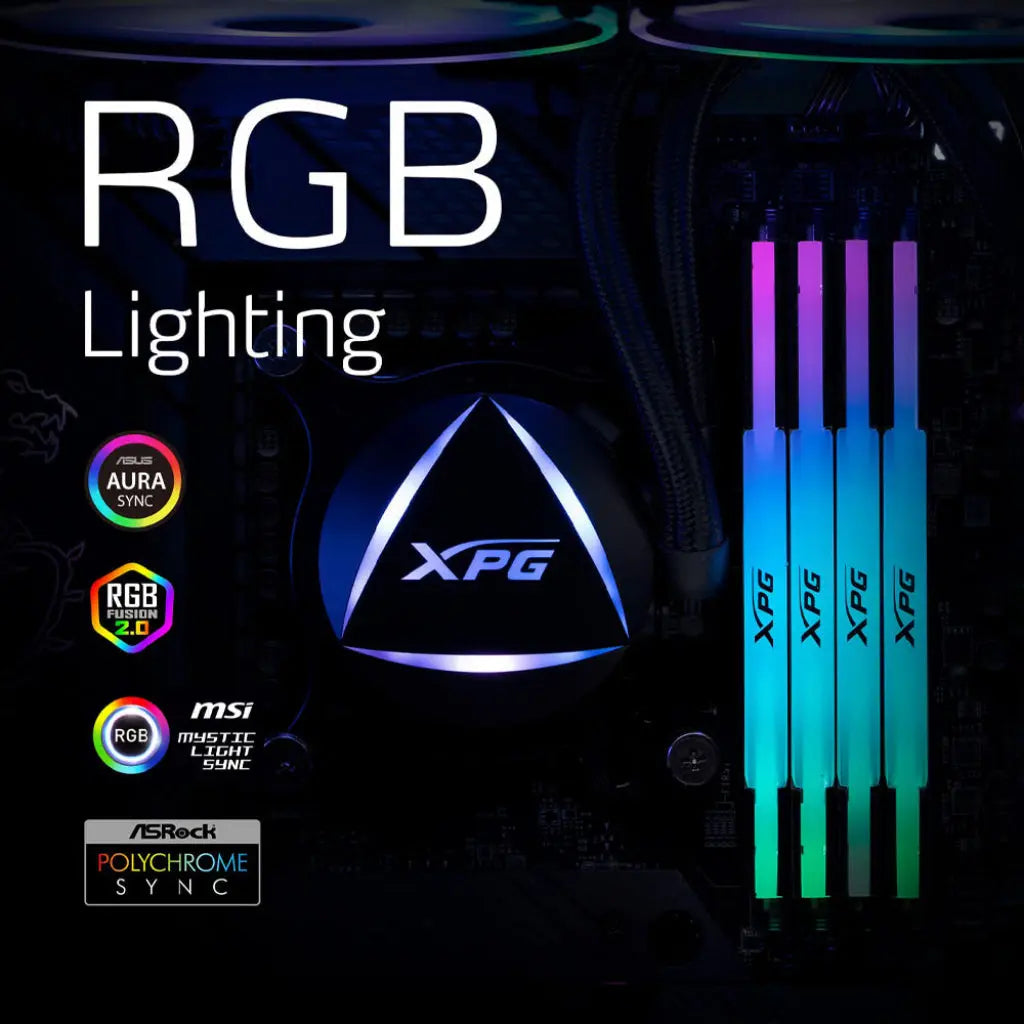 Adata XPG LANCER 32GB DDR5 RAM 6000MHz CL30 RGB Gaming Desktop Memory